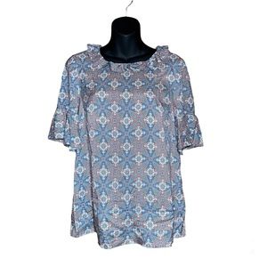 Marc by Marc Jacobs 100% Silk Peasant Blouse XS
